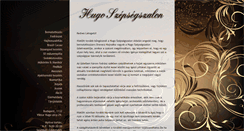 Desktop Screenshot of hugoszepsegszalon.com