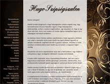 Tablet Screenshot of hugoszepsegszalon.com